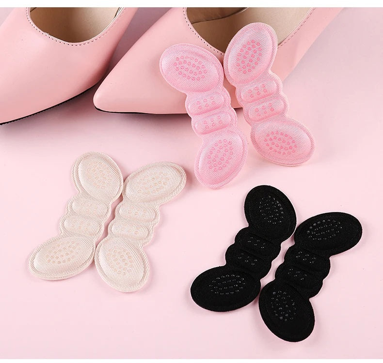 Butterfly Adhesive Heel Liner Protective Cushion Pads For Pain Relief