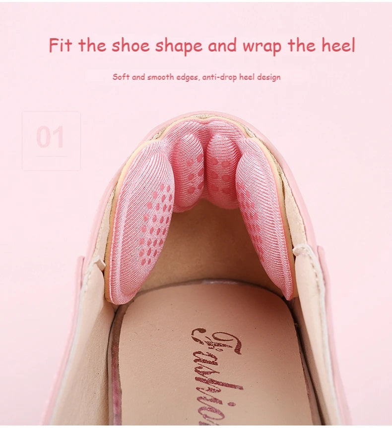 Butterfly Adhesive Heel Liner Protective Cushion Pads For Pain Relief
