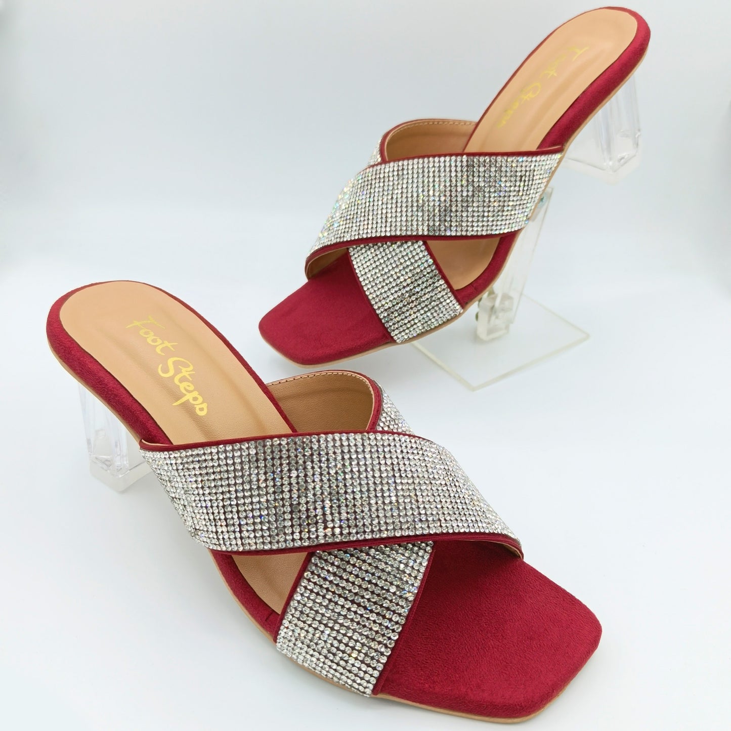 Embellished Crystal Heels - CCH21775