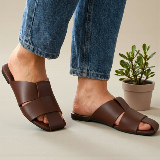 Slip-on Mule Flat Slides - CTF|1890