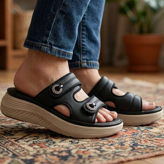 Medicated Platform Comfort Slippers - HPDB|3850