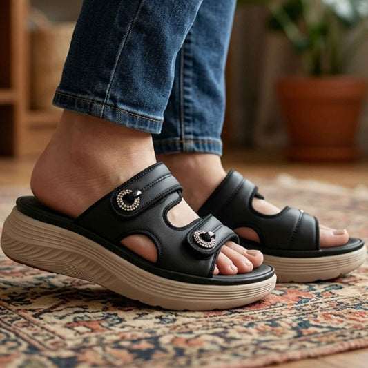 Medicated Platform Comfort Slippers - HPDB|3850