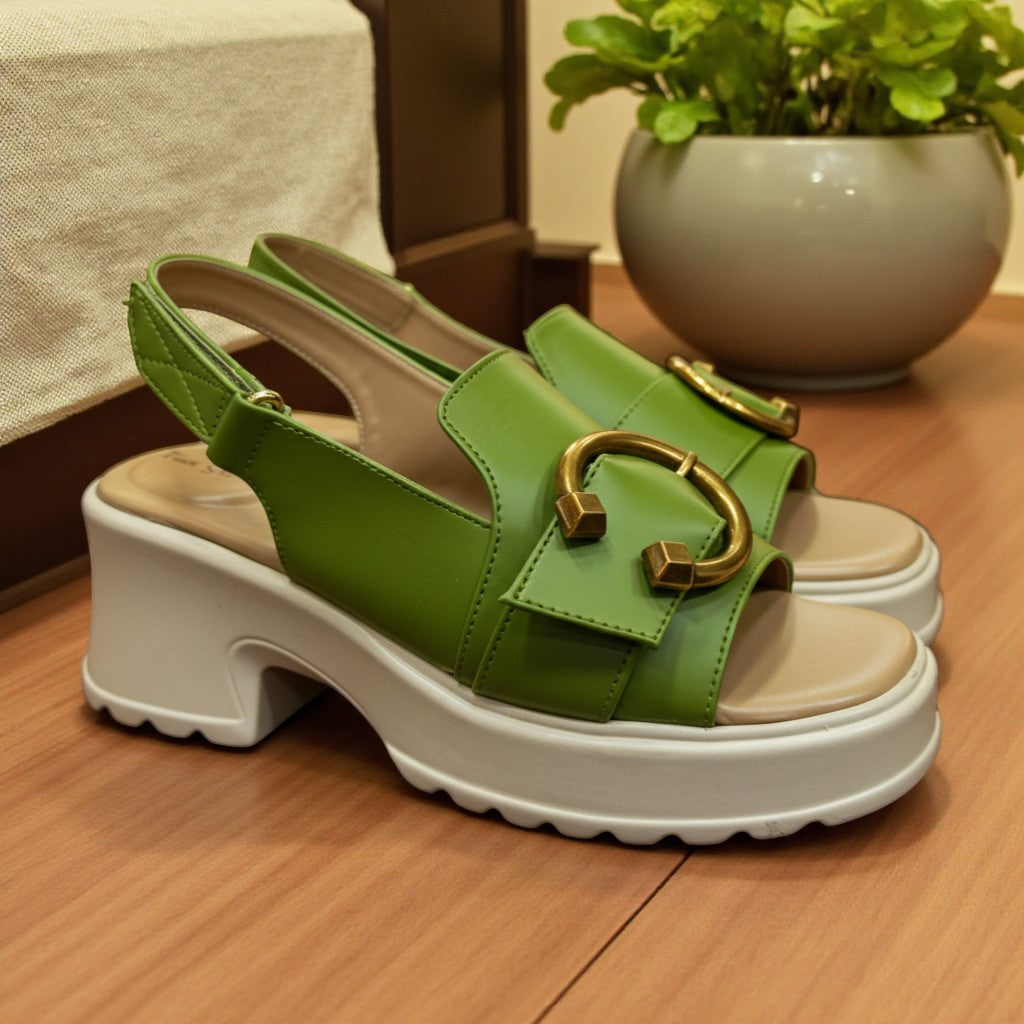 Lug Sole Wedge Sandals - LSB|2675