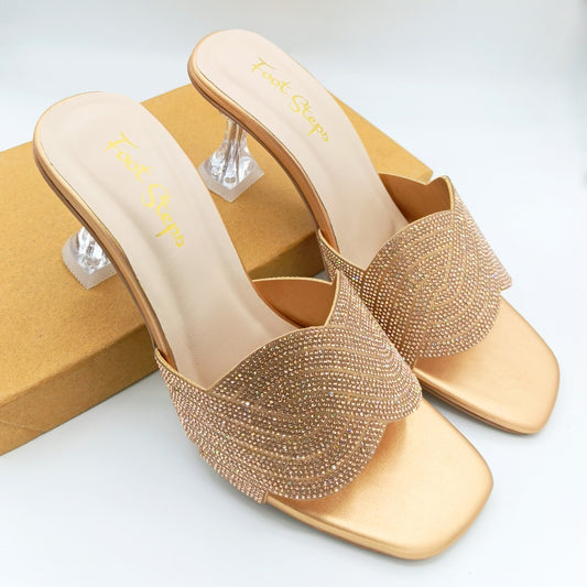 Embellished Crystal Heels - LTH21675