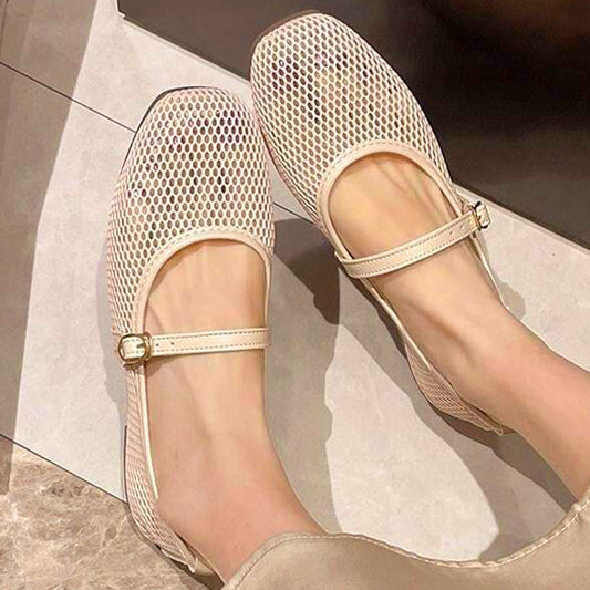 Mary Jane Flat Pumps - MJFN|2250