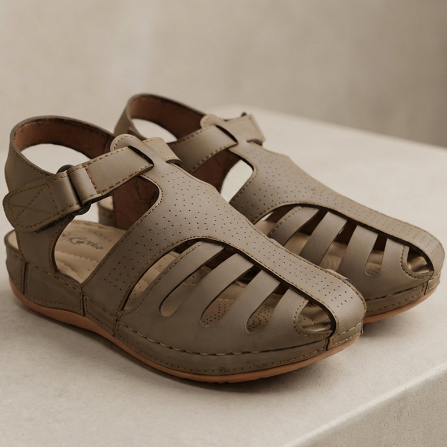 Retro Medicated Wedge Sandals - RTRO|2850