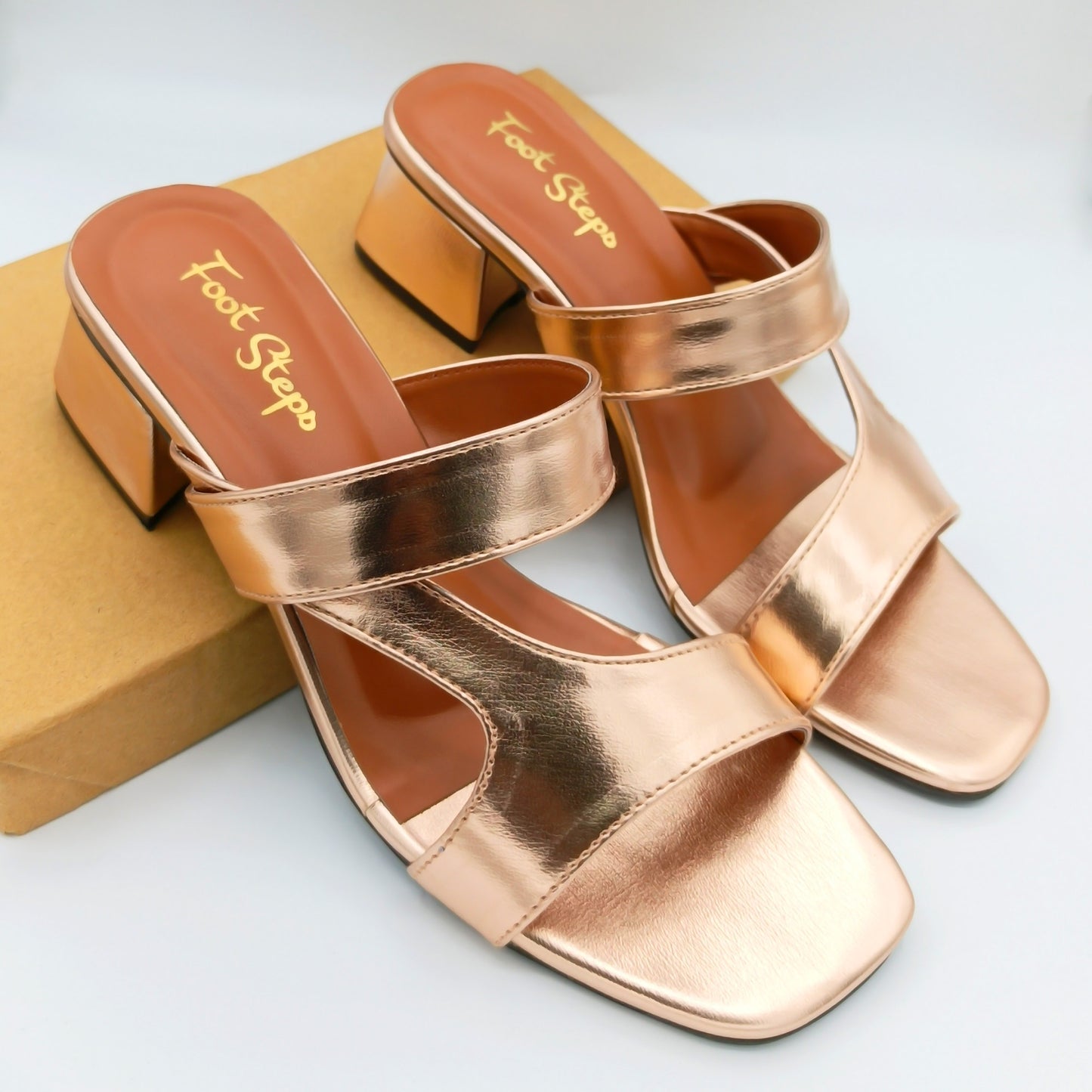 Low Block Heels Sandals - SCH21300