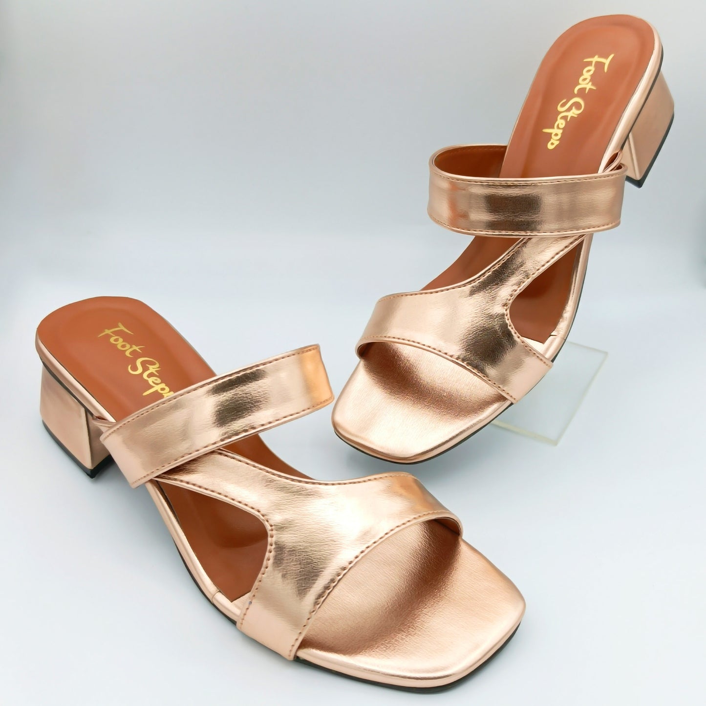 Low Block Heels Sandals - SCH21300