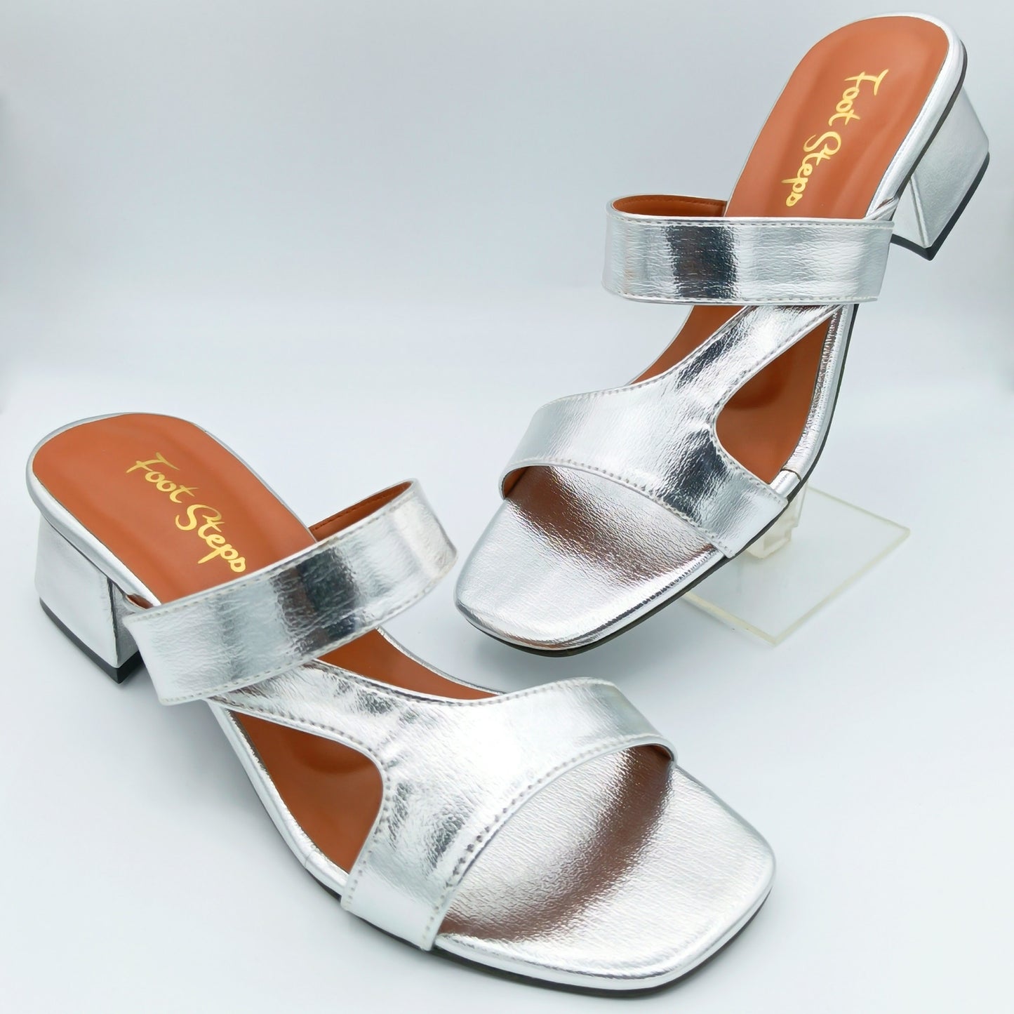 Low Block Heels Sandals - SCH21300