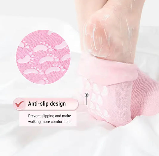 Spa Gel Socks Anti Crack Feet Moisturizing & Pain Relief