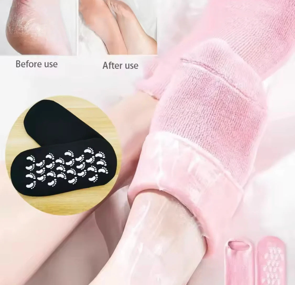 Spa Gel Socks Anti Crack Feet Moisturizing & Pain Relief