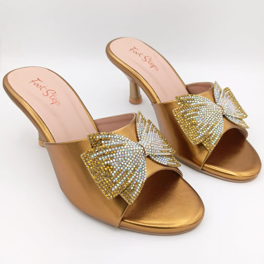 Butterfly Cone Heels Sandals - TSCMB21590