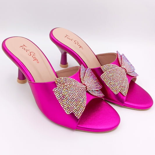 Butterfly Cone Heels Sandals - TSCMB21590