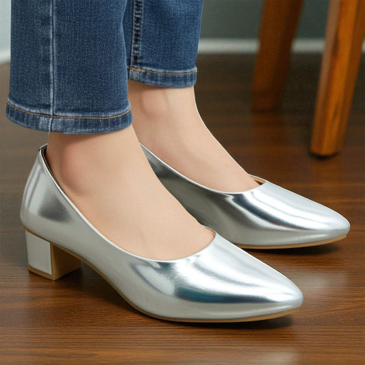 Court Shoes Block Heel Pumps - CSGS2800