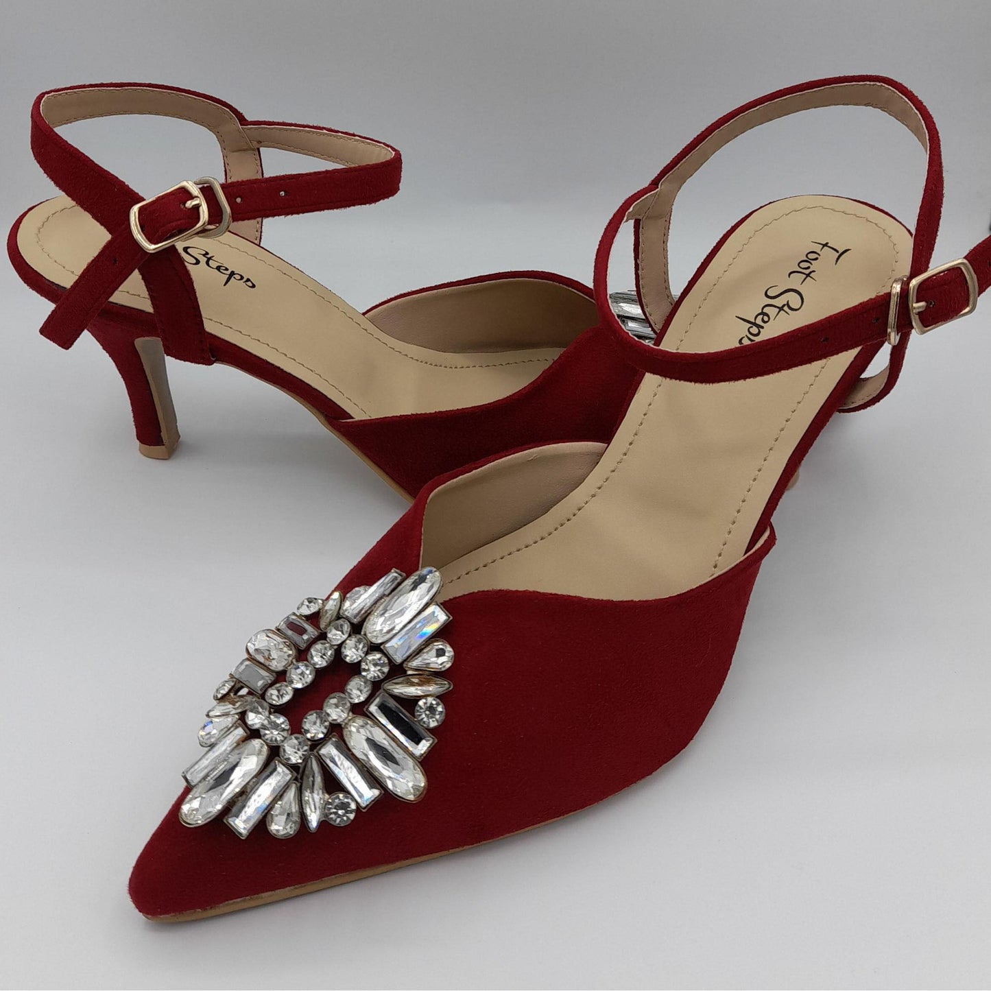 Elegant Rhinestone Court Shoes Heels For Women