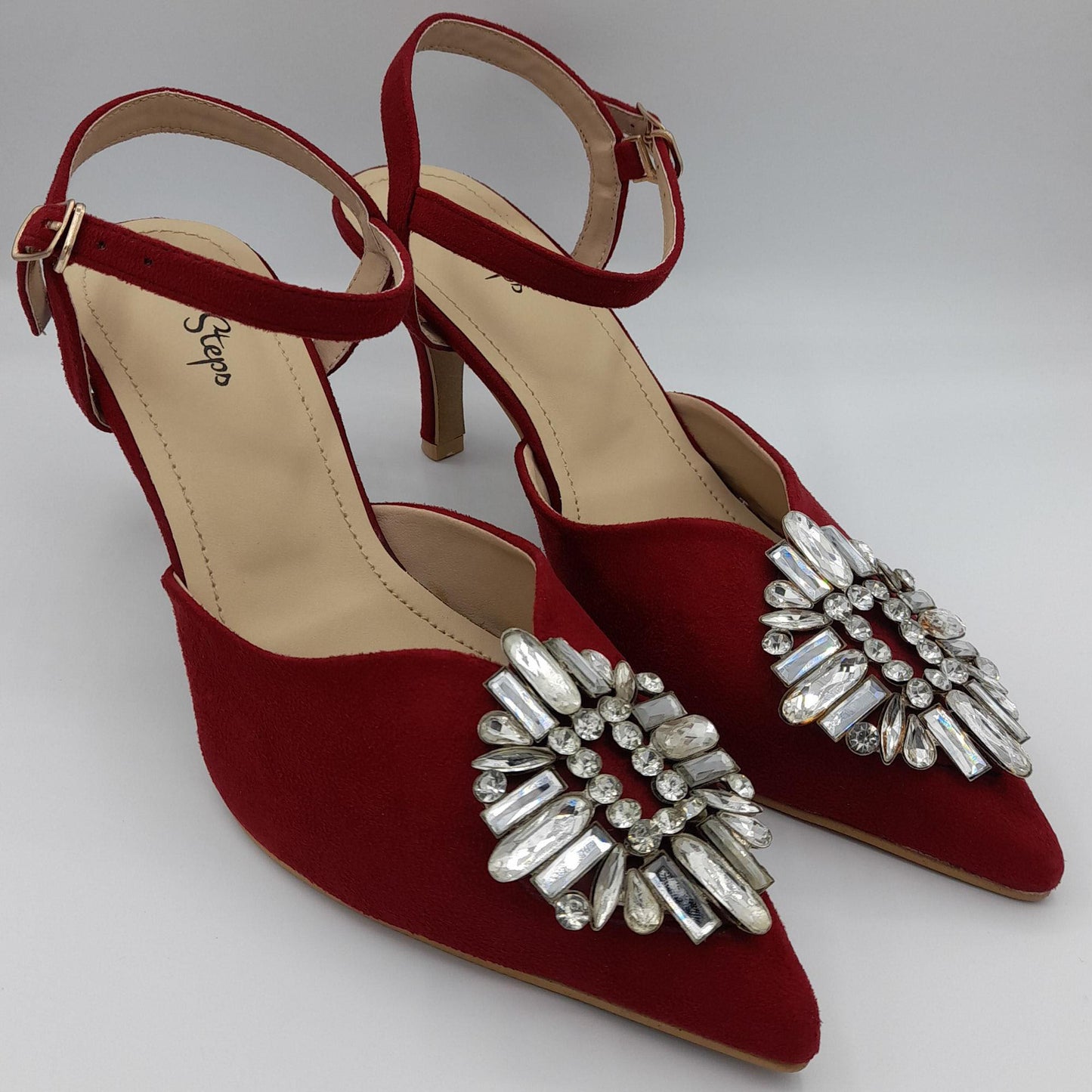 Elegant Rhinestone Court Shoes Heels For Women
