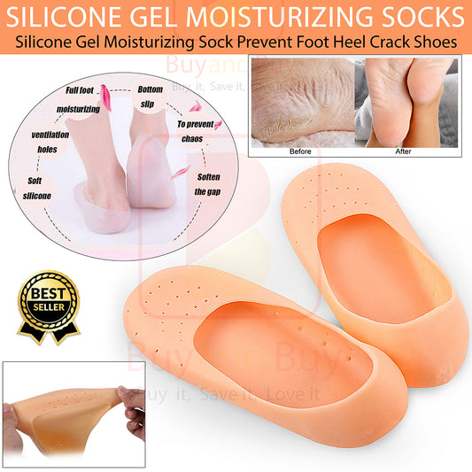 Silicone Gel Moisturizing Socks Anti Crack Feet & Pain Relief