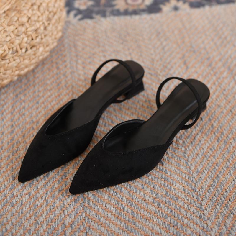 Sling Back Ladies Mules Heel Shoes