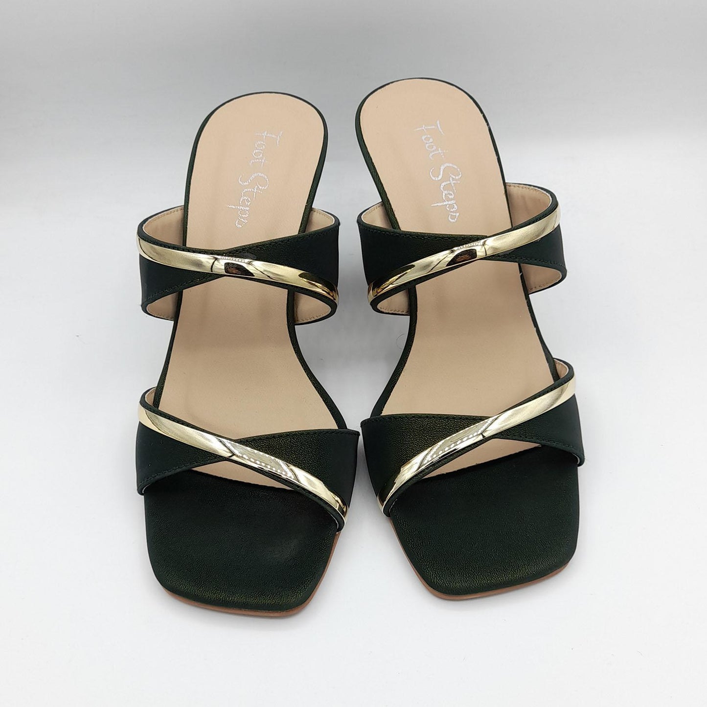 Verona Green Heels