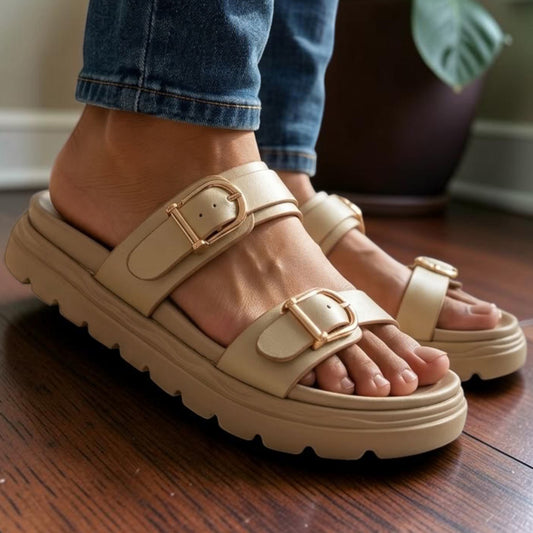 Gilded Ridge Flatform Slides - 1113|3150