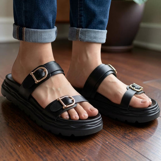 Gilded Ridge Flatform Slides - 1113|3150