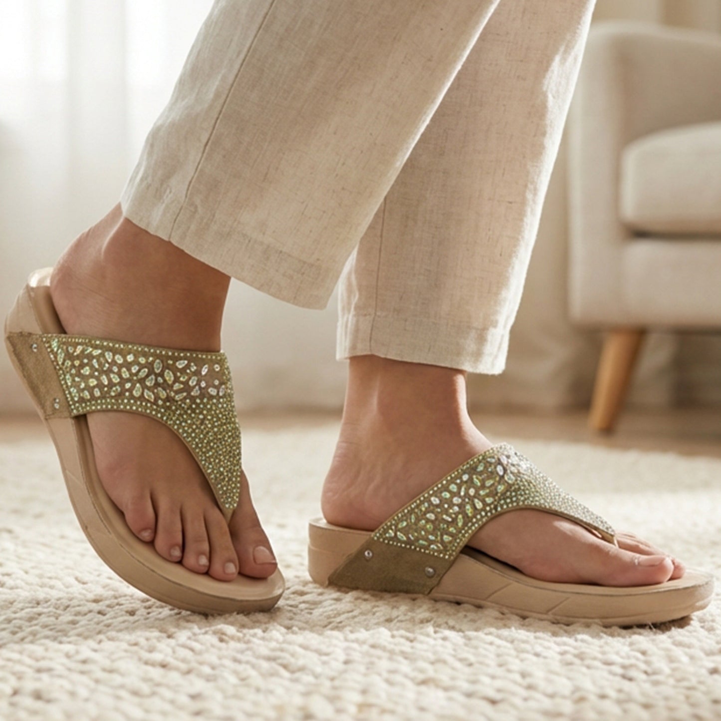 Comfort Wedge Flip Flop - ALFN|2950