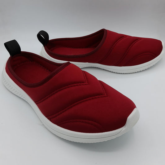 Quilted Back-Open Shoes - BRJBO|1800