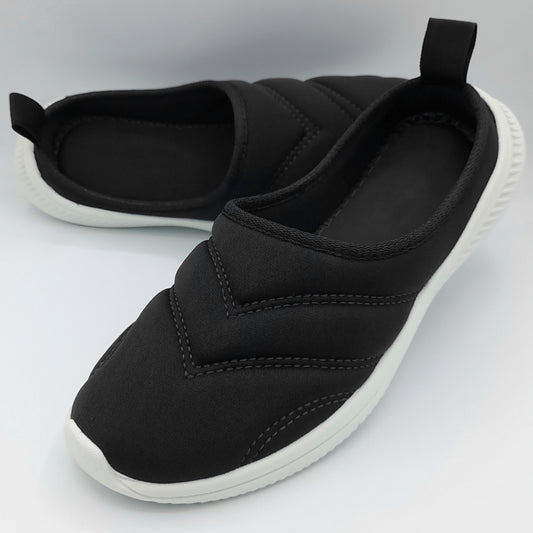 Quilted Back-Open Shoes - BRJBO|1800