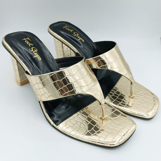 Crocodile Heels Sandals - CRBH21250