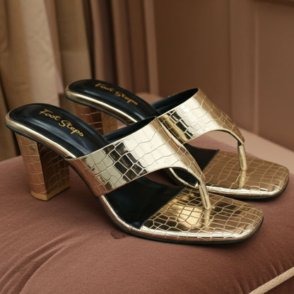 Crocodile Heels Sandals - CRBH21250
