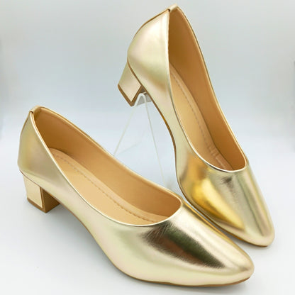 Court Shoes Block Heel Pumps - CSGS2800