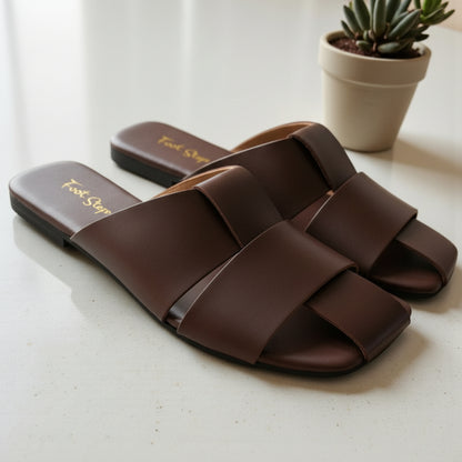 Slip-on Mule Flat Slides - CTF|1890