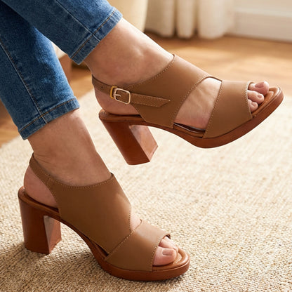 Cowboy Style Heels Sandals - CWBY|2320