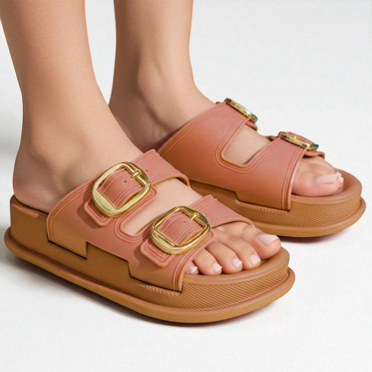 Rubber Wedge Slippers - EVADB2800