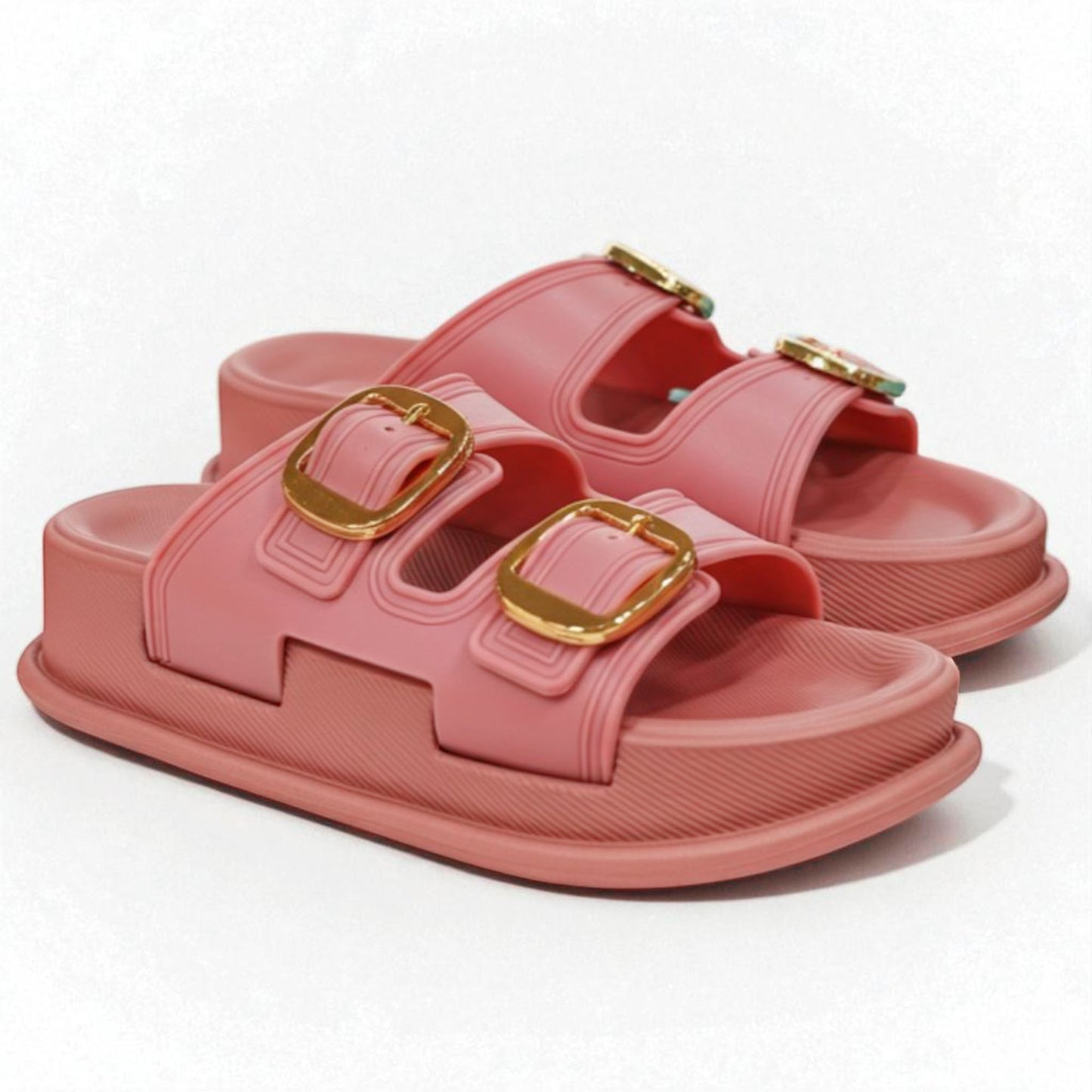 Rubber Wedge Slippers - EVADB2800