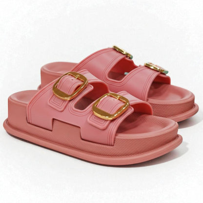 Rubber Wedge Slippers - EVADB2800