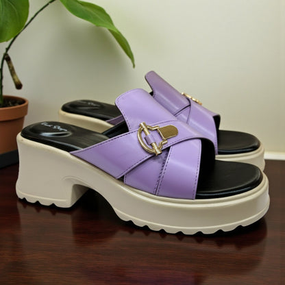 Lug Sole Wedge Heel Sandals - FALS|2625