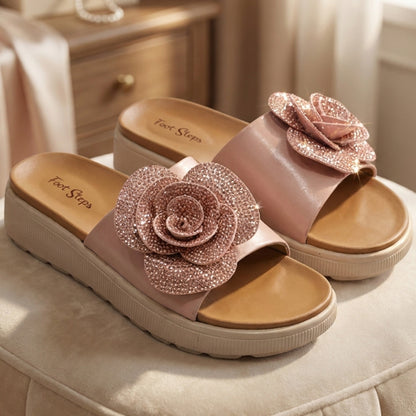 Comfort Flatform Slippers - FEFB|3250
