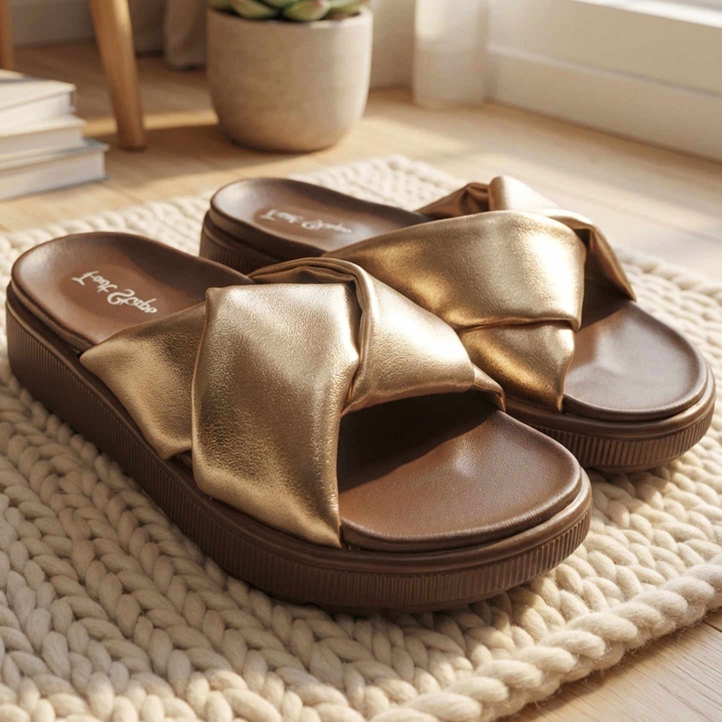 Comfort Flatform Slippers - FEPC|2950