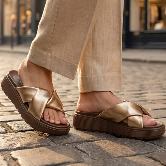 Comfort Flatform Slippers - FEPC|2950