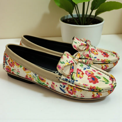 Floral Printed Loafer Shoes - FPLS|2675