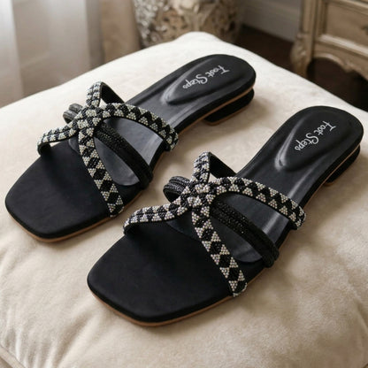 Rhinestone Flat Slides - FSF|2420
