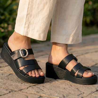 Comfort Wedge Slippers - FTPH|2850