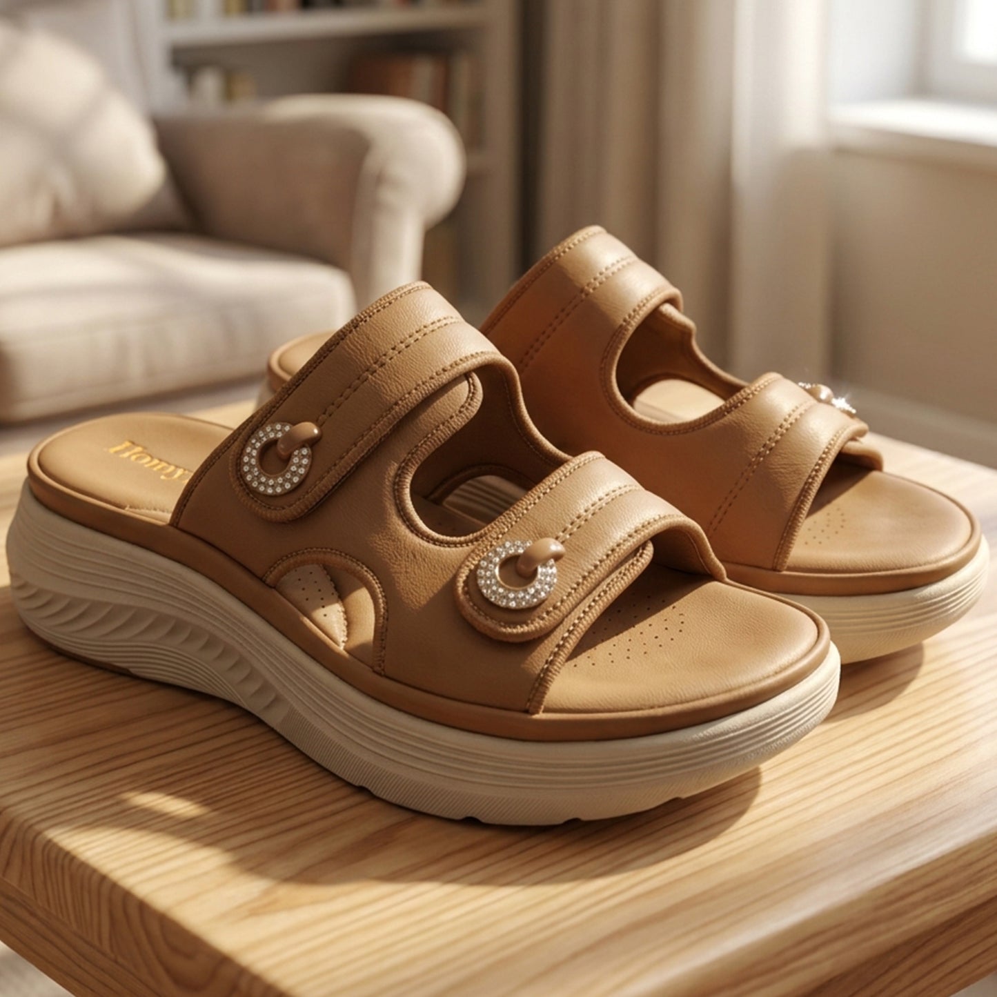 Medicated Platform Comfort Slippers - HPDB|3850