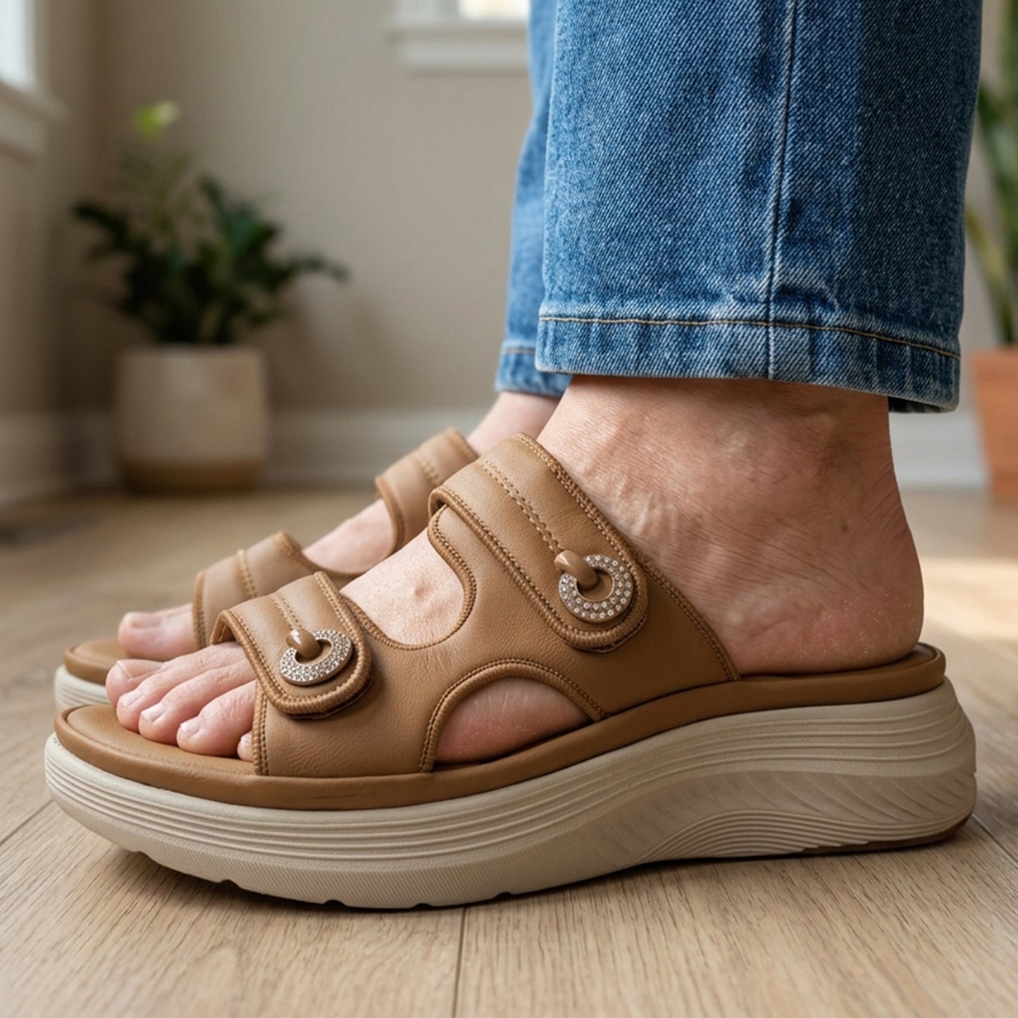Medicated Platform Comfort Slippers - HPDB|3850