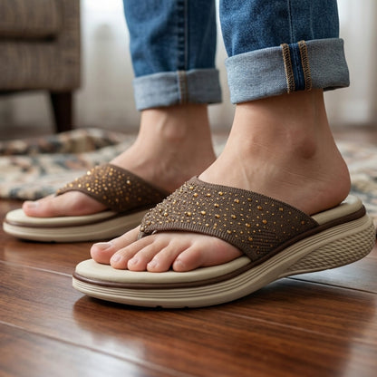 Medicated Flip-Flop Comfort Slippers - HPNB|3850