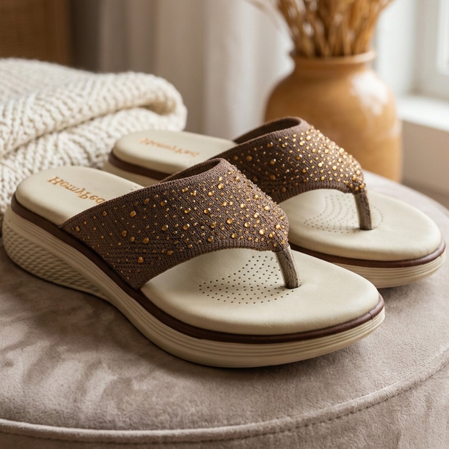 Medicated Flip-Flop Comfort Slippers - HPNB|3850