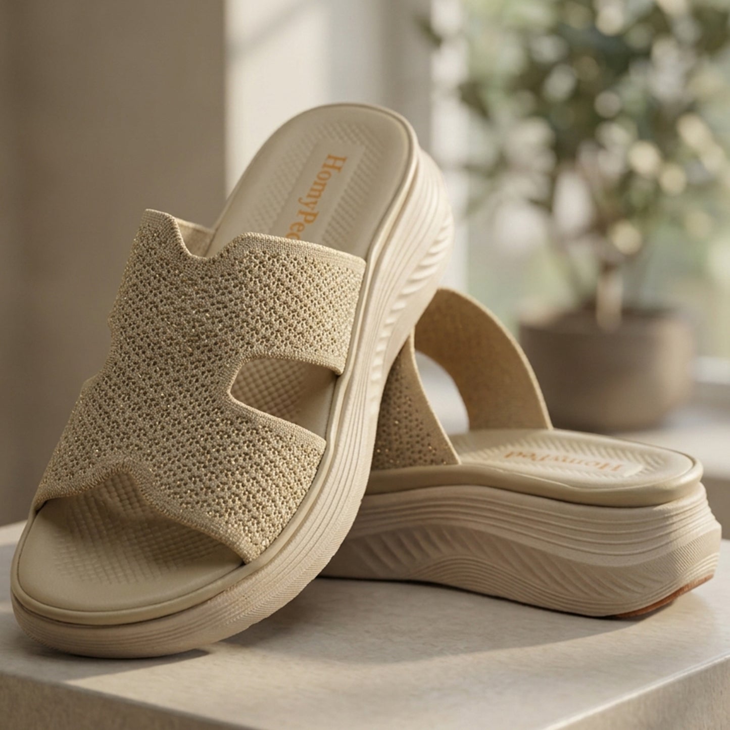 Medicated Platform Comfort Slippers - HPW|3850