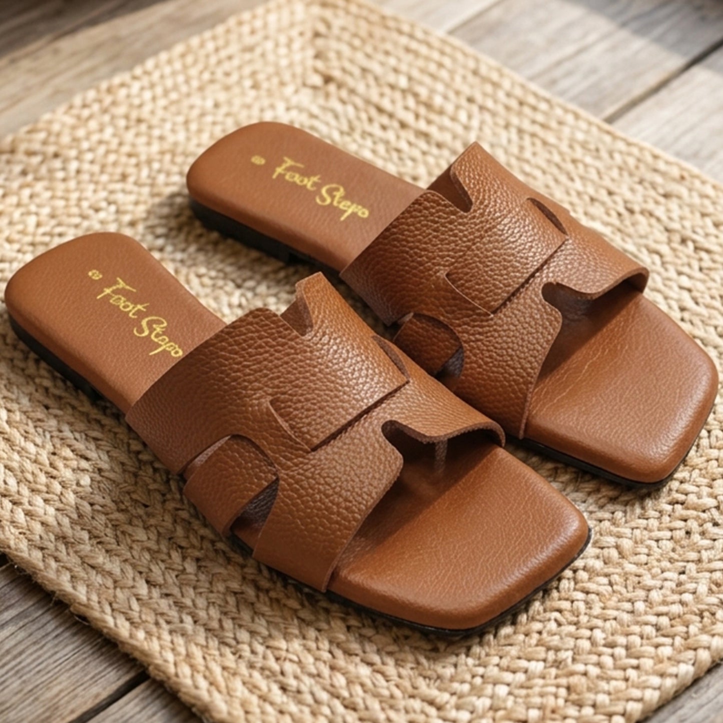 H-Strap Flat Slippers - HSTR|1935