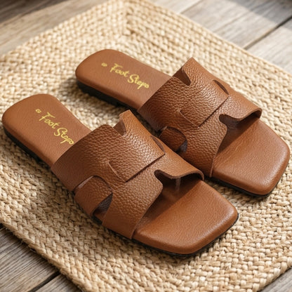 H-Strap Flat Slippers - HSTR|1935